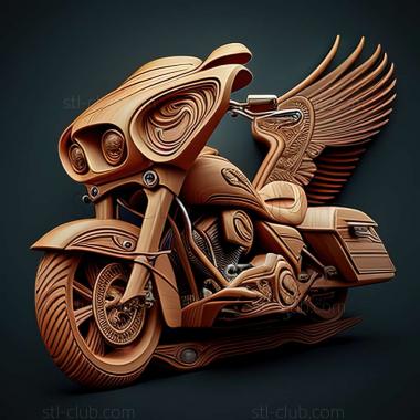 3D модель Harley Davidson Road Glide (STL)
